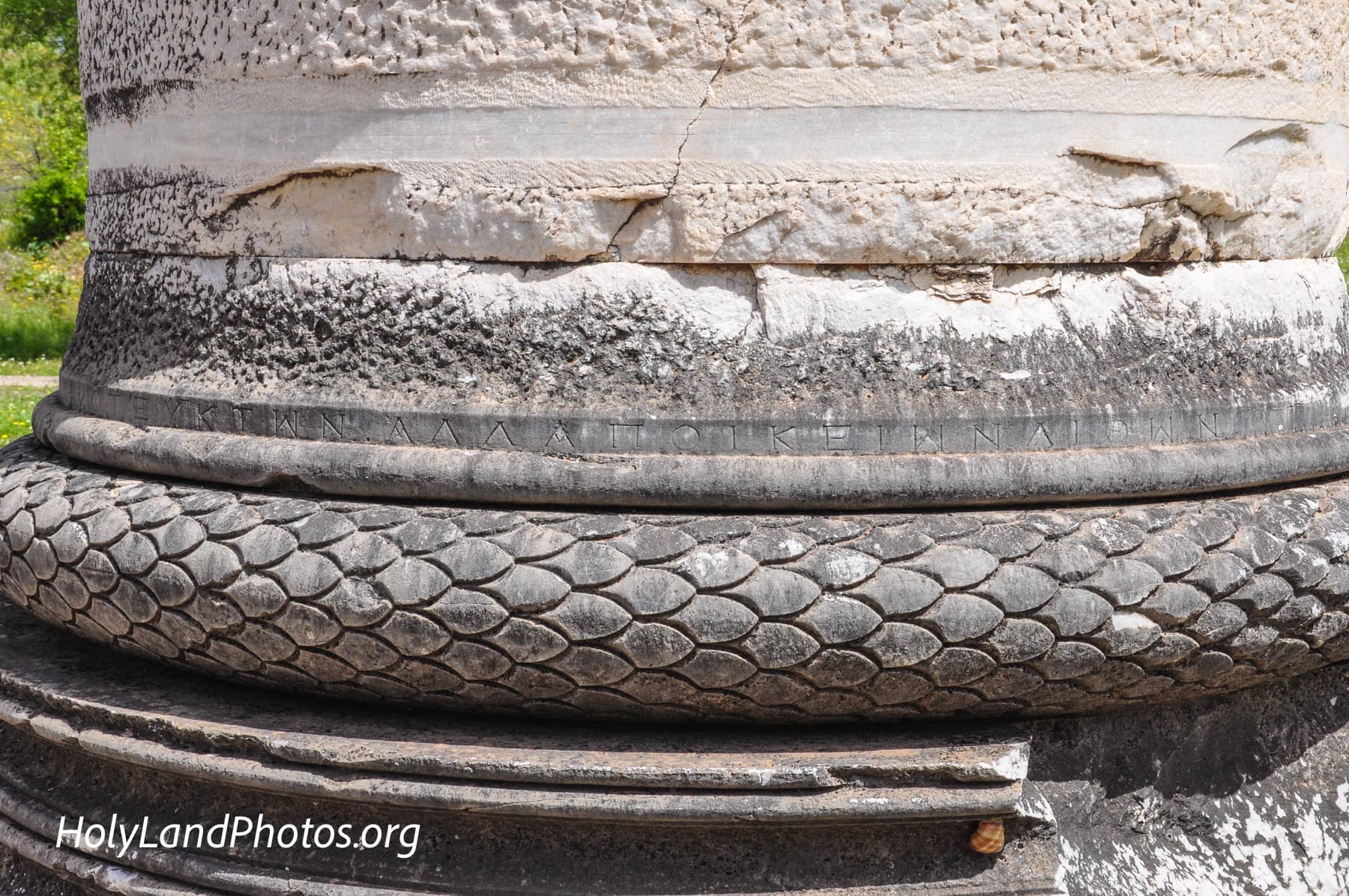Column Base Inscription