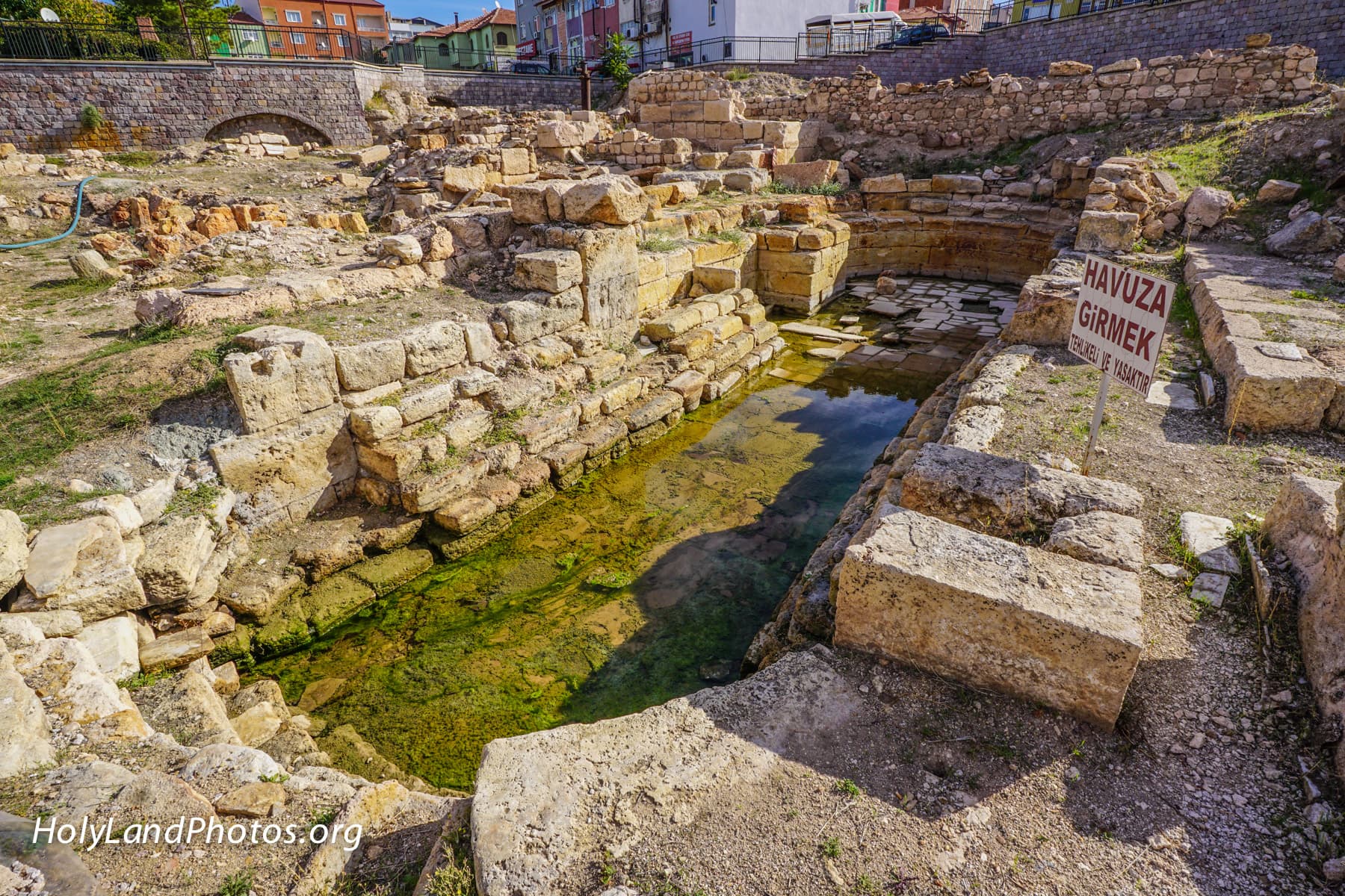 Elliptical Thermal Pool and Excavations