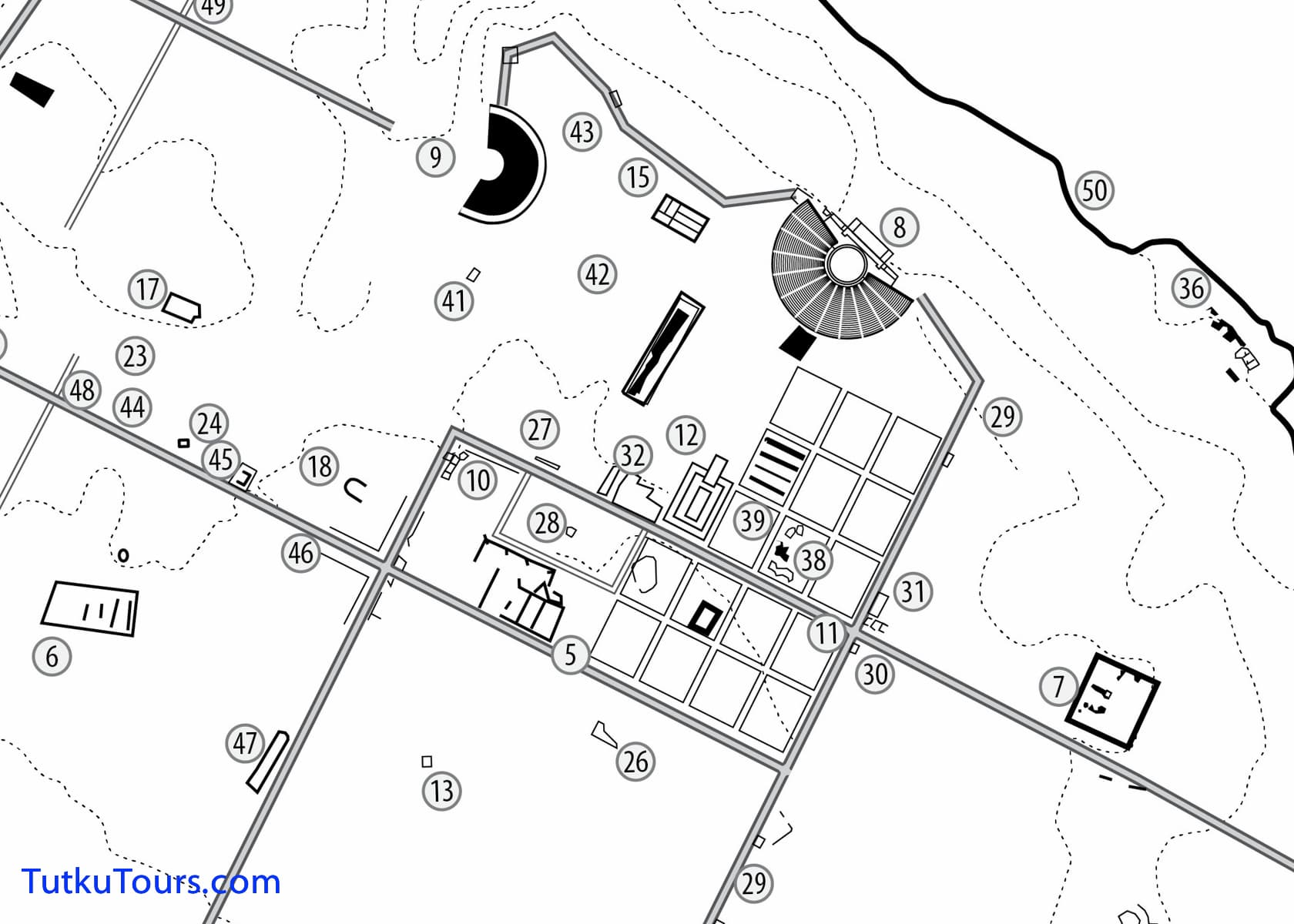 Location of Temple A