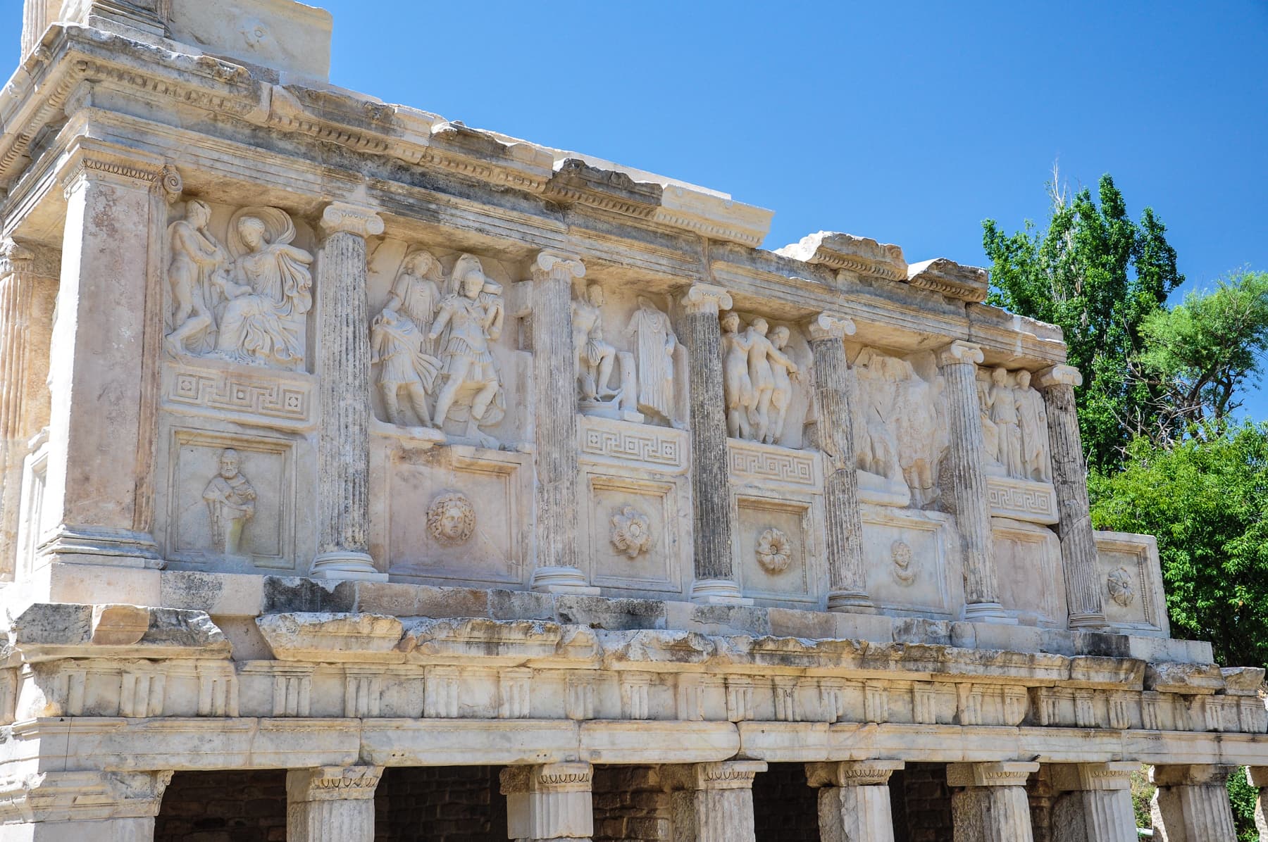 South Portico Second Story Detail