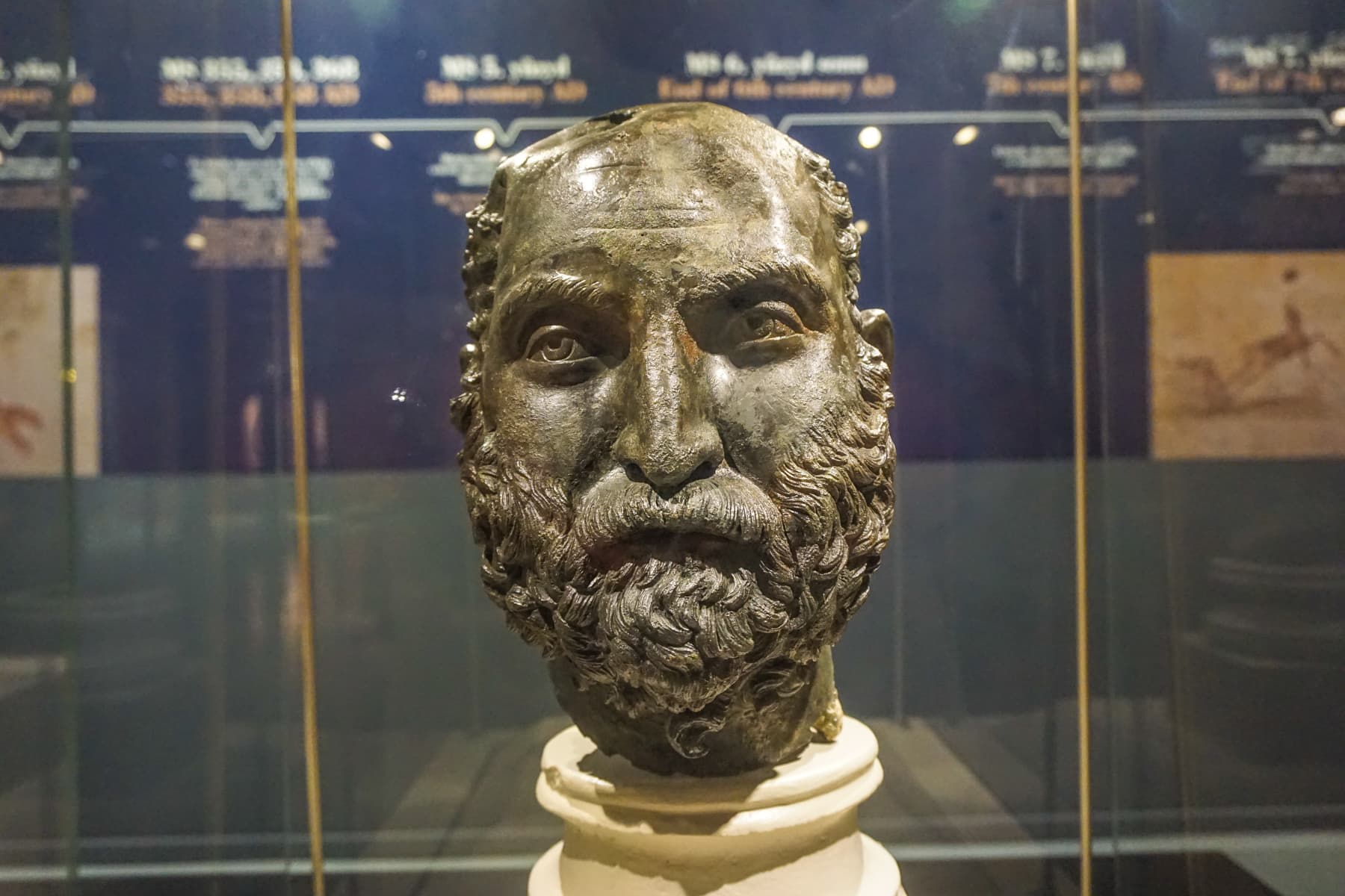 Bronze Head of a Philosopher