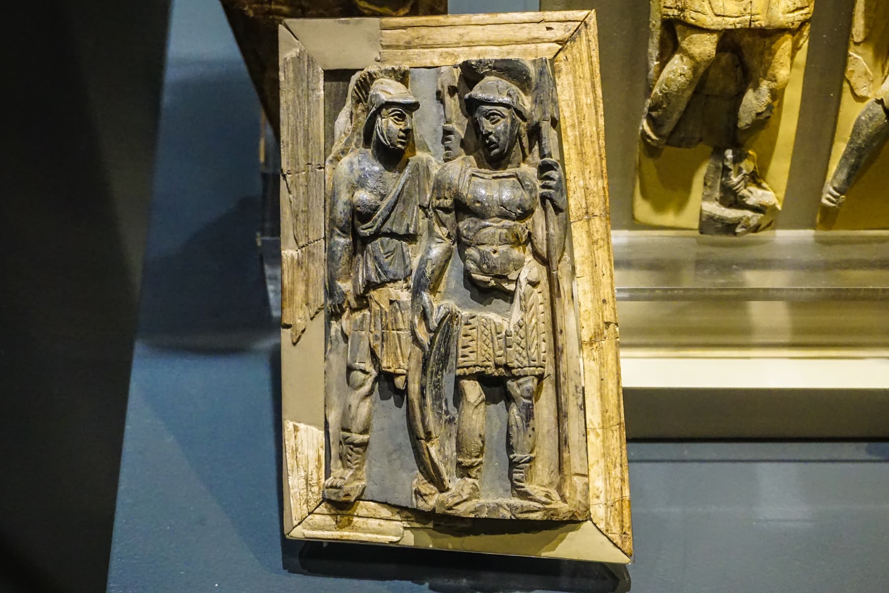 Ivory Frieze Two Soldiers