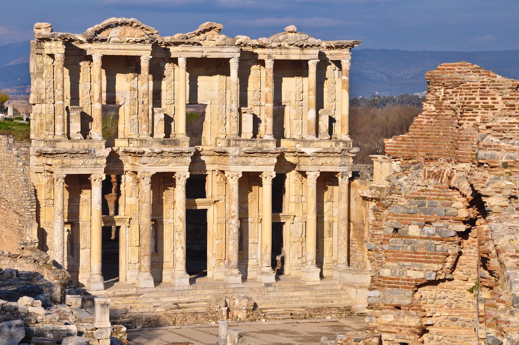 Library of Celsus (detail)