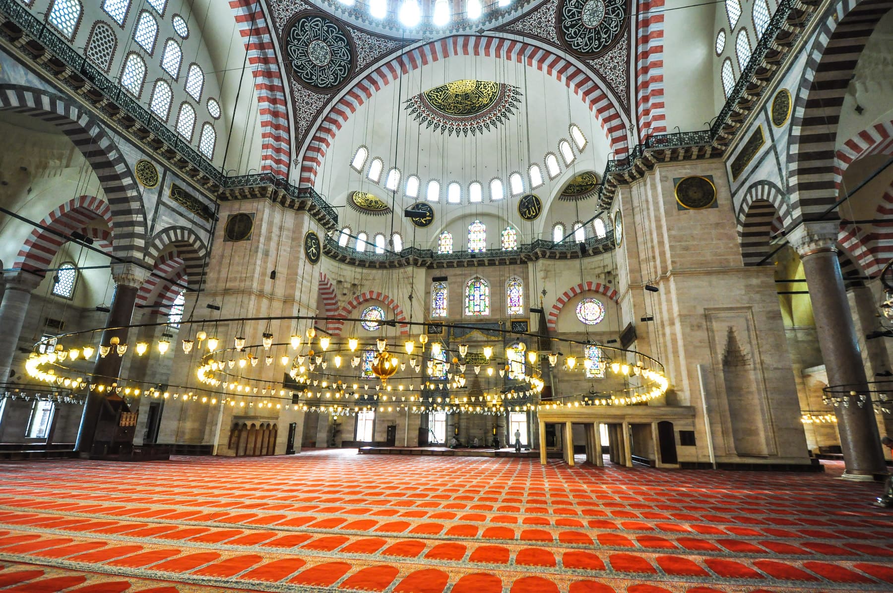 Suleiman Mosque Interior