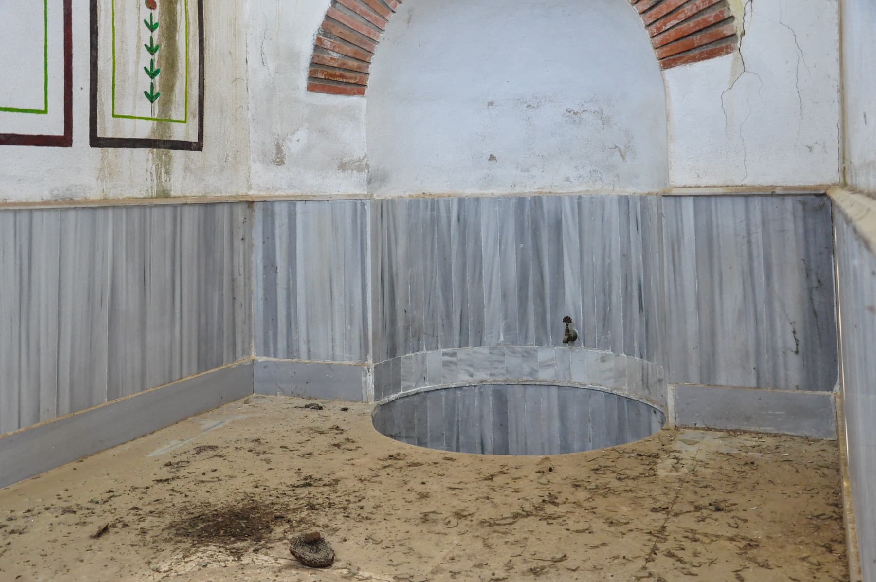Reconstructed Roman Bath Interior