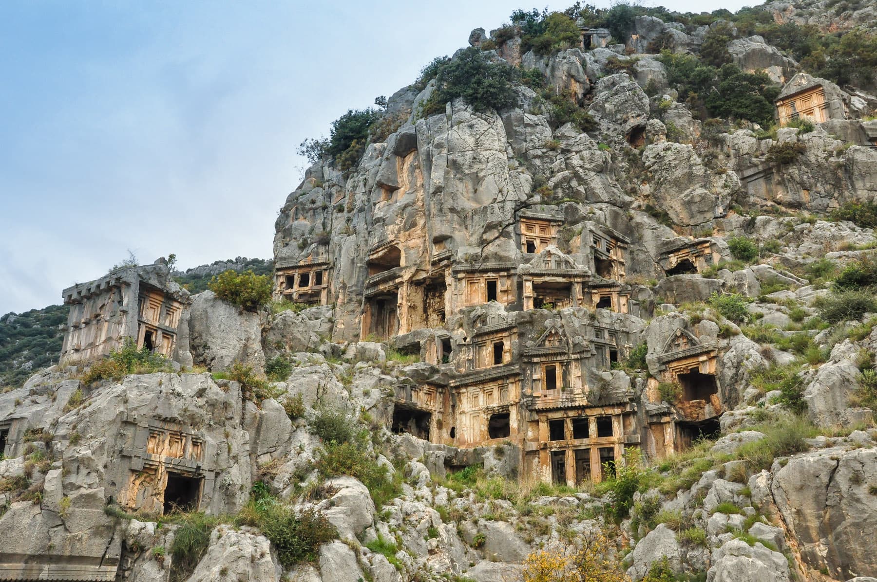 Tombs in the Cliff