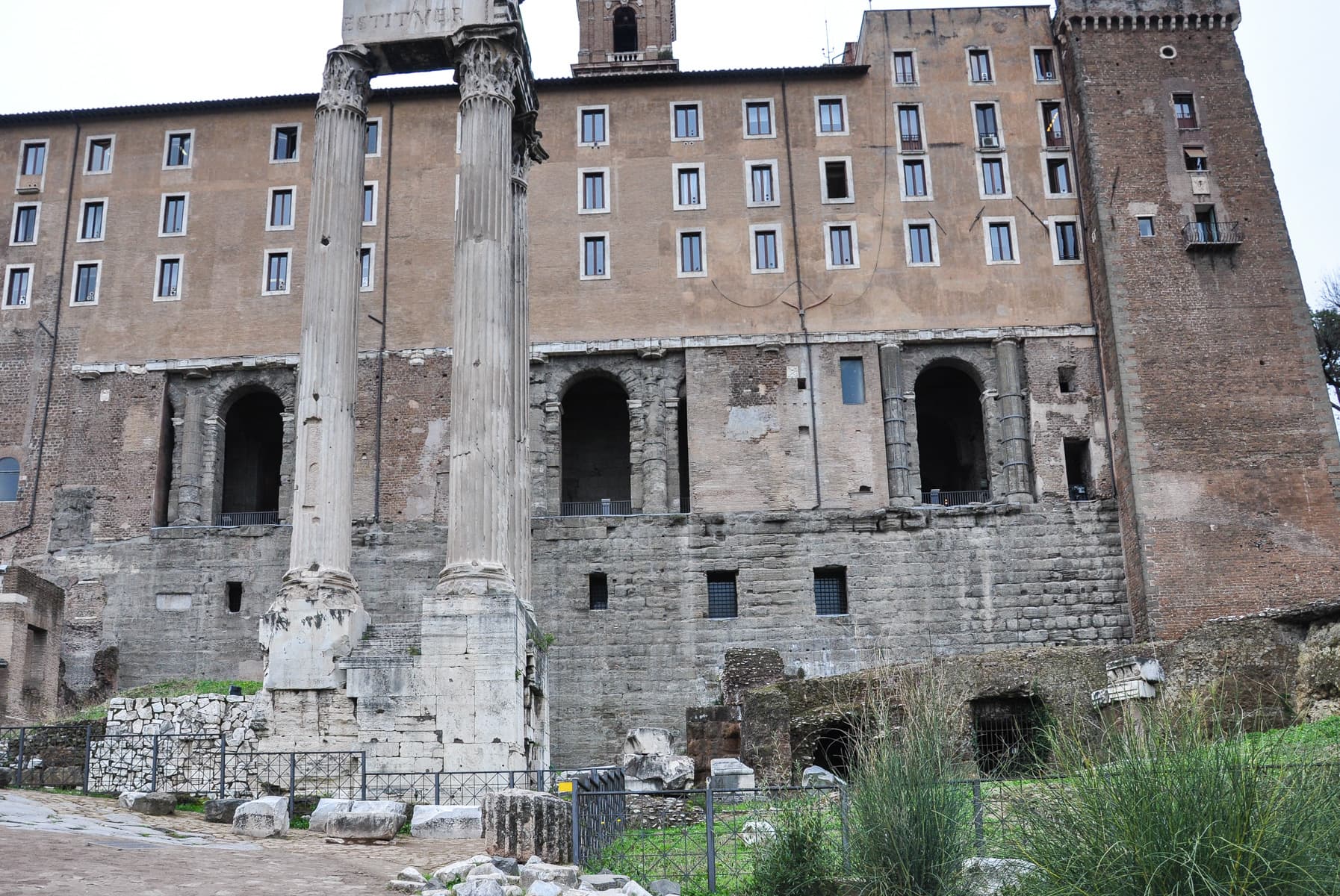 Temple of Vespasian and Titus and the Tabularium