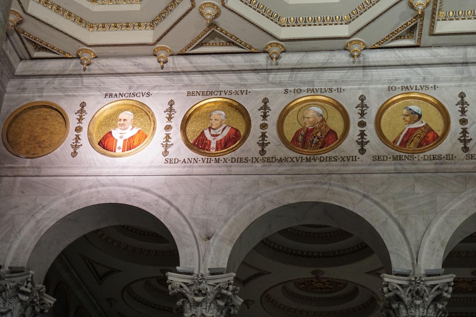 Mosaics of Popes