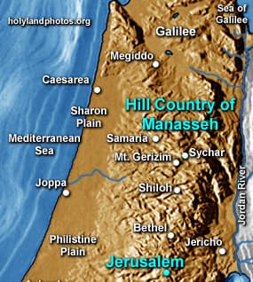 Hill Country of Manasseh/Samaria (5 folders)