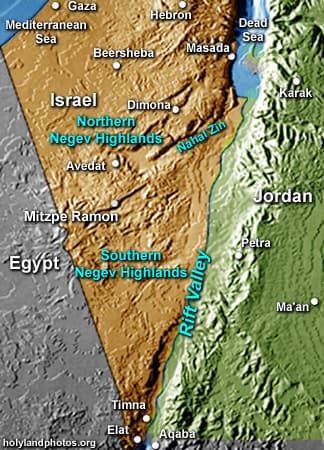Views of Negev Highlands