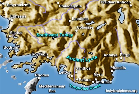 Lycia/Caria/Turquoise/Mediterranean Coast